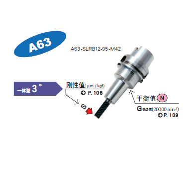 A63一體式熱裝刀柄